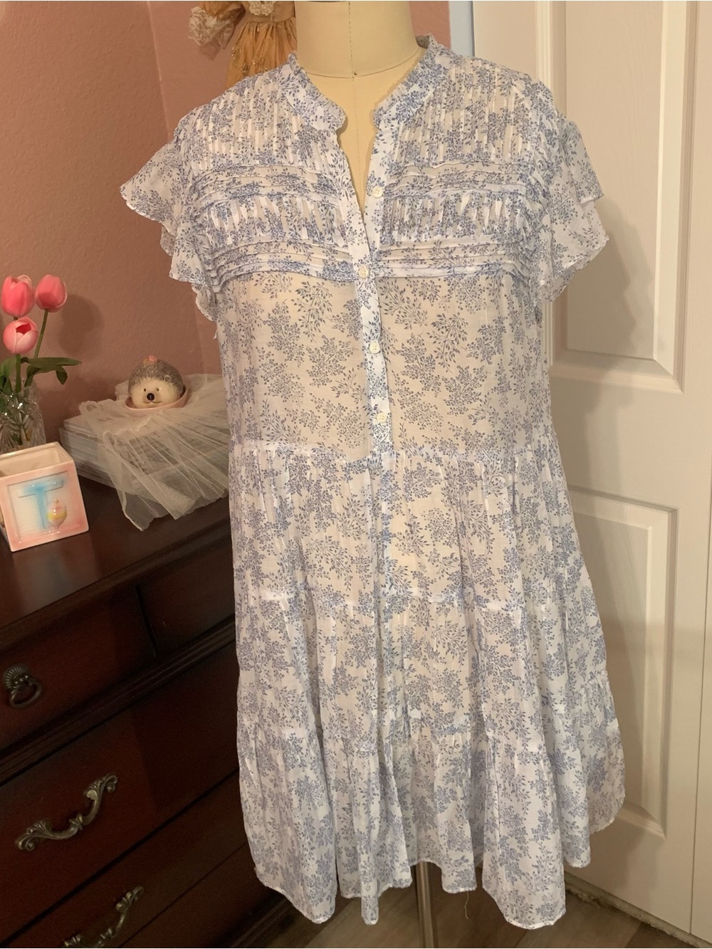 CECE Delicate Floral Women's Mini Dress